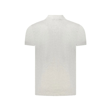 Cavalli Class Polo Maniche Corte Uomo Grigia Ricamo grigio - vista 2