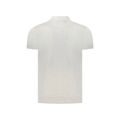 Cavalli Class Polo Maniche Corte Uomo Grigia Ricamo grigio - vista 2