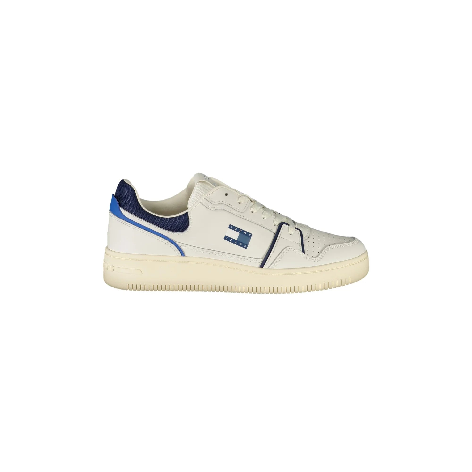 TOMMY HILFIGER Sneakers Uomo Bianche con Lacci e Dettagli Bianco - foto prodotto
