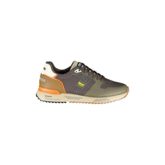 Blauer Sneakers Uomo Marroni Logo
