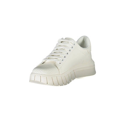 GAELLE PARIS Scarpe Sneakers Donna Bianche con Dettagli a Contrasto bianco - vista 3