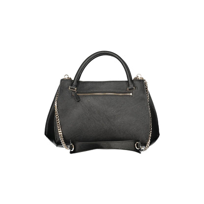 Guess Jeans Borsa a Tracolla Donna Nera Logo Borse nero - vista 2
