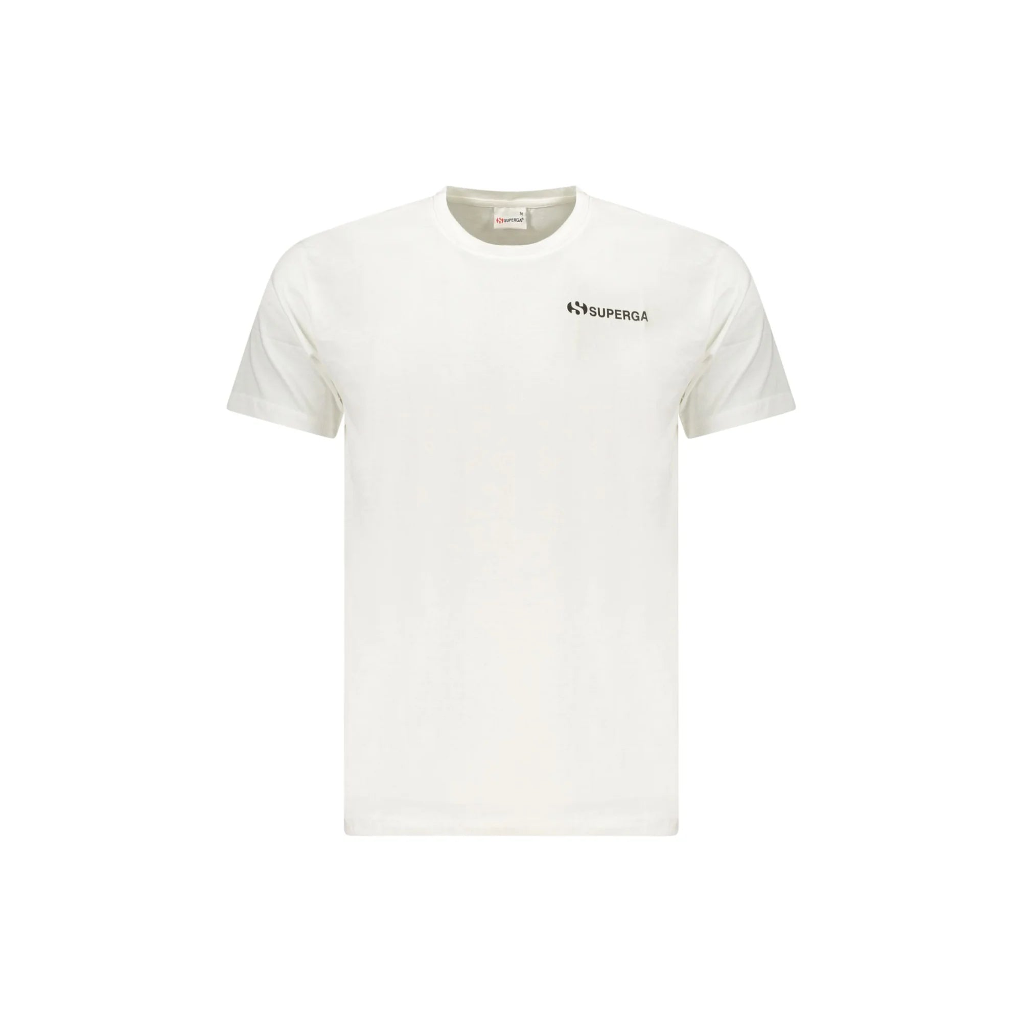 SUPERGA T-SHIRT MANICHE CORTE UOMO BIANCO