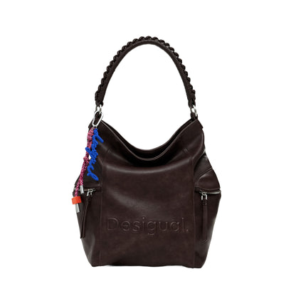 DESIGUAL Zaino Donna Marrone Half Logo Africa con Stampa Zaini - foto prodotto