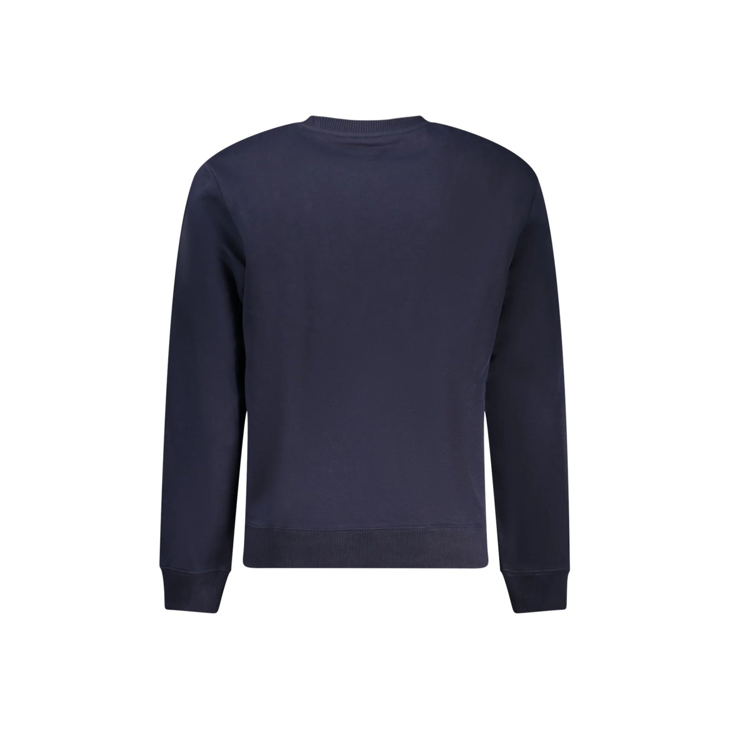 Napapijri Felpa Uomo Blu Girocollo Relaxed Fit Logo Felpe - vista 2