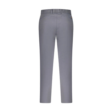 Boss Pantaloni Uomo Blu Tapered Fit Logo - vista 2