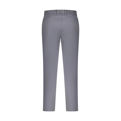 Boss Pantaloni Uomo Blu Tapered Fit Logo - vista 2