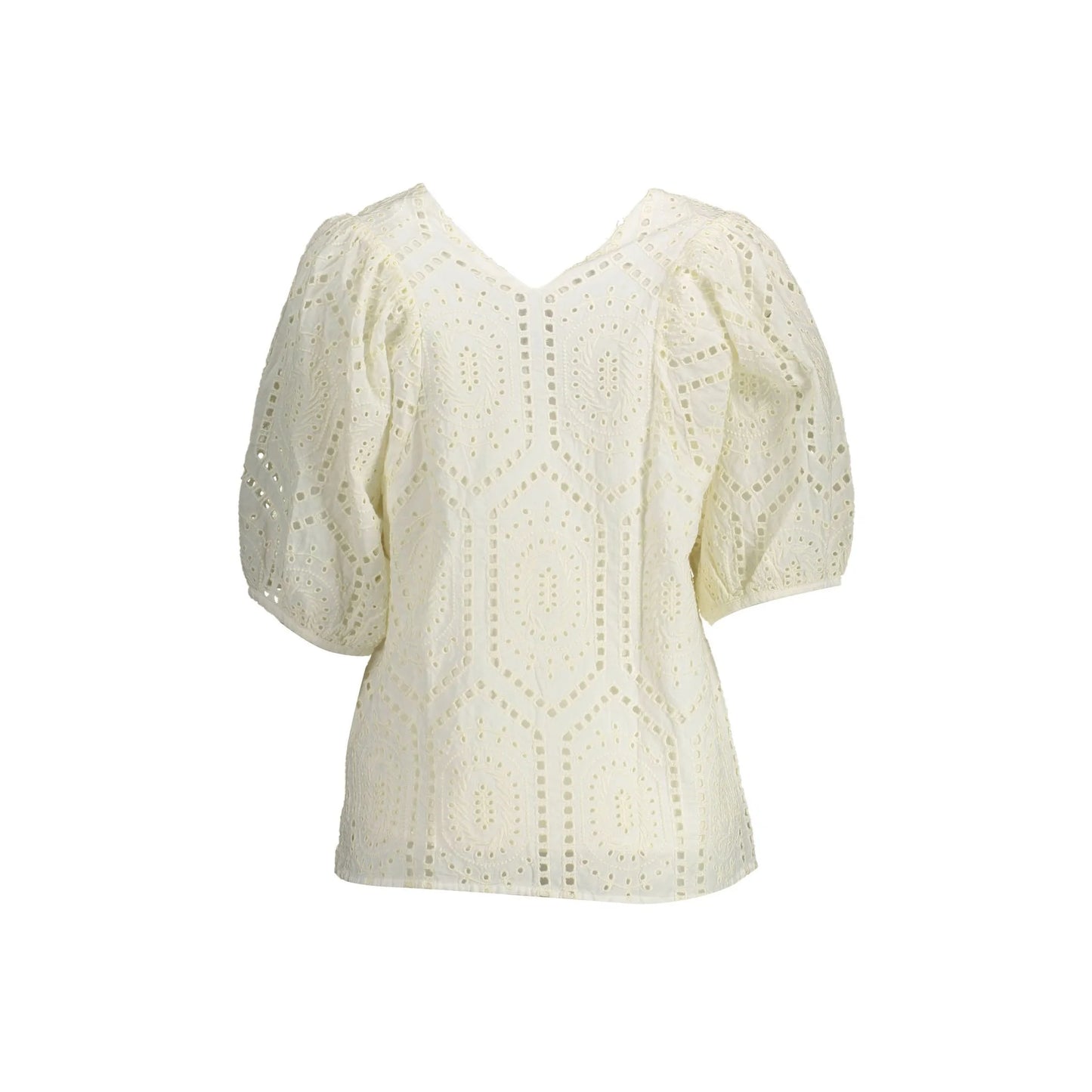 GANT T-SHIRT MANICHE CORTE DONNA BIANCO
