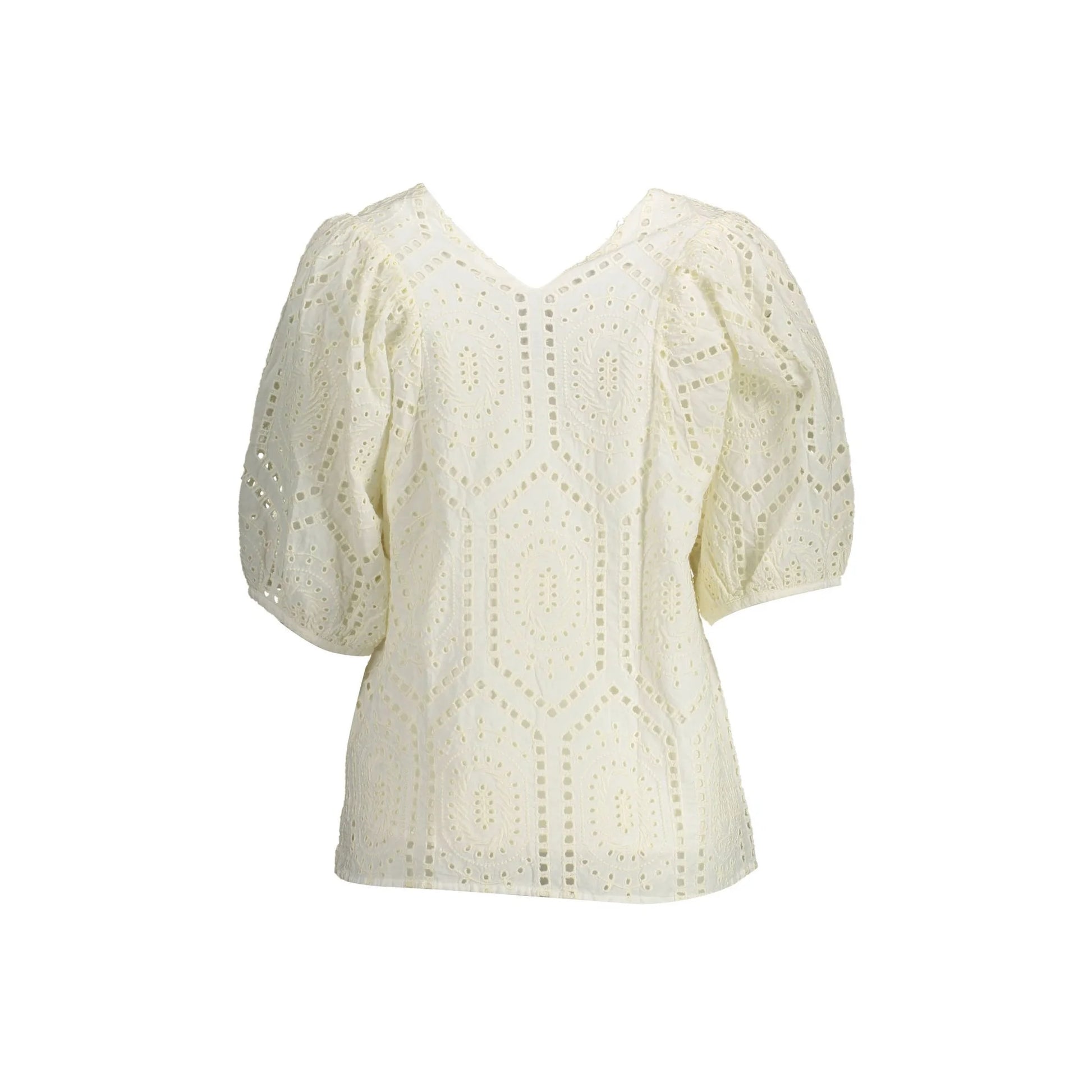 GANT T-SHIRT MANICHE CORTE DONNA BIANCO