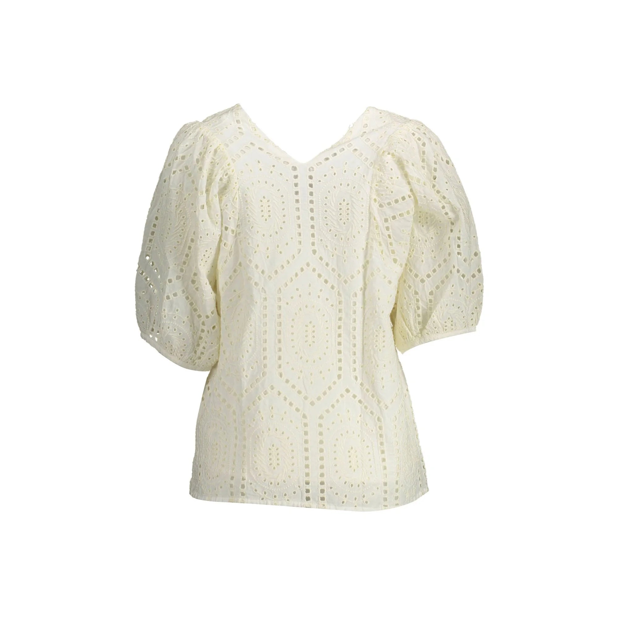 GANT T-SHIRT MANICHE CORTE DONNA BIANCO