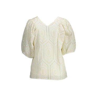 GANT T-SHIRT MANICHE CORTE DONNA BIANCO