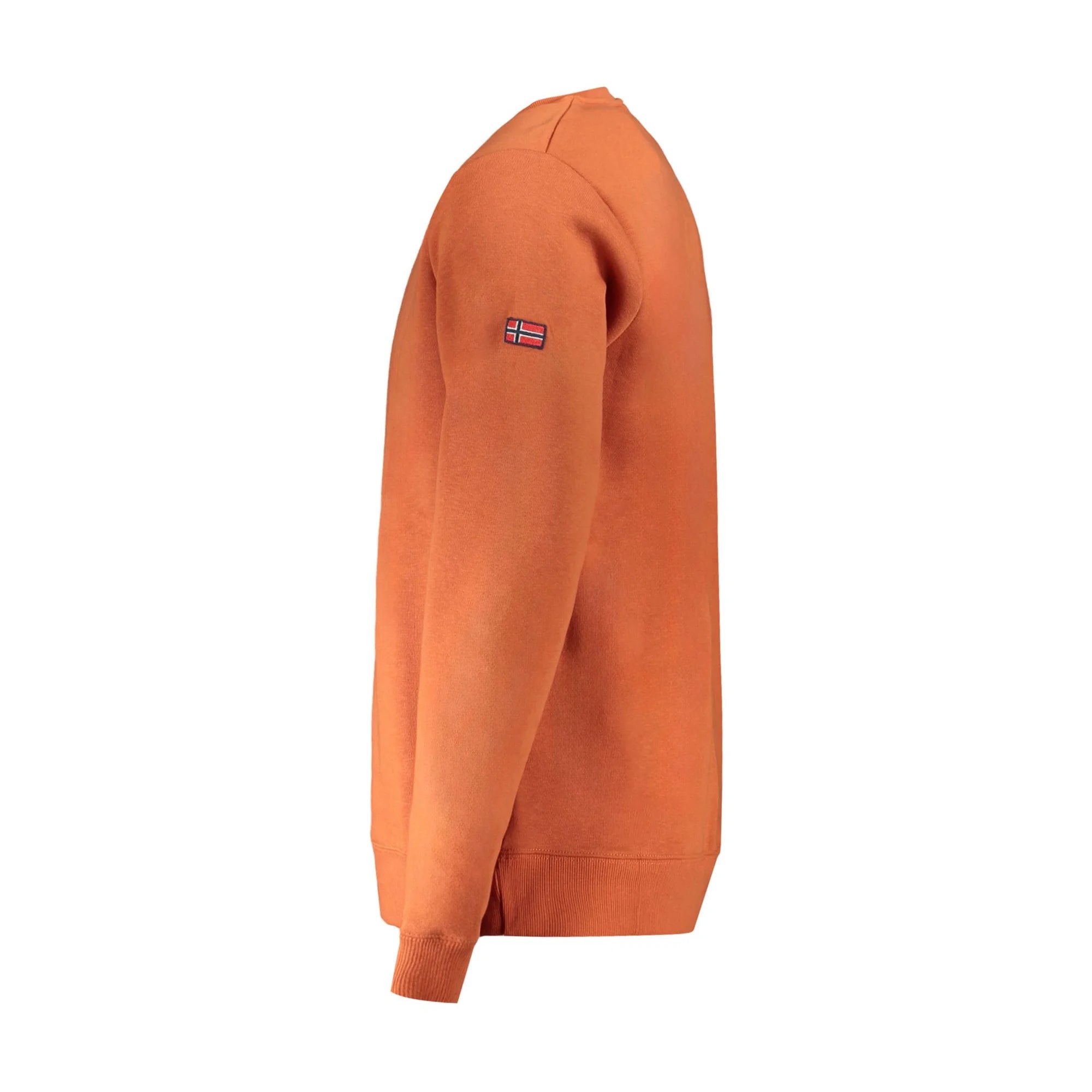 NORWAY 1963 FELPA SENZA ZIP UOMO MARRONE