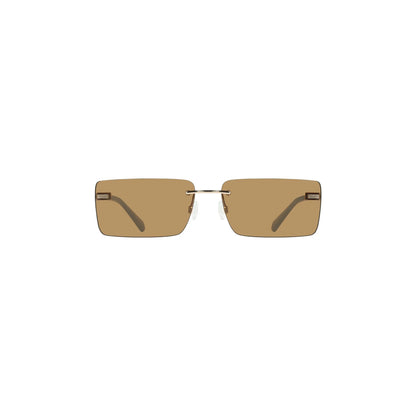 Calvin Klein Occhiali da Sole Donna Beige Lente Rettangolare Logo - foto prodotto