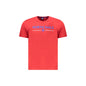 North Sails T-Shirt Maniche Corte Uomo Rossa Stampa Logo Rosso - foto prodotto