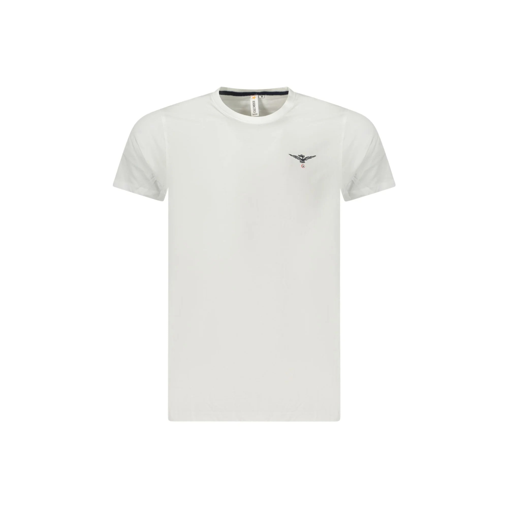 ACCADEMIA MILITARE T-SHIRT MANICHE CORTE UOMO BIANCO