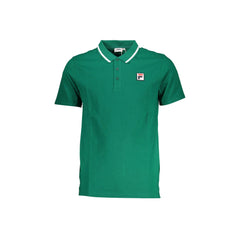 Fila Polo Maniche Corte Uomo Verde Logo
