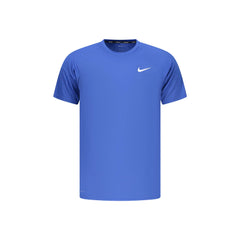 Nike T-Shirt Maniche Corte Uomo Blu Stampa Logo