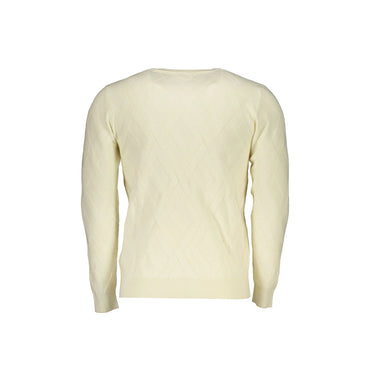 Guess Jeans Maglione Uomo Bianco Logo Maglie - vista 2