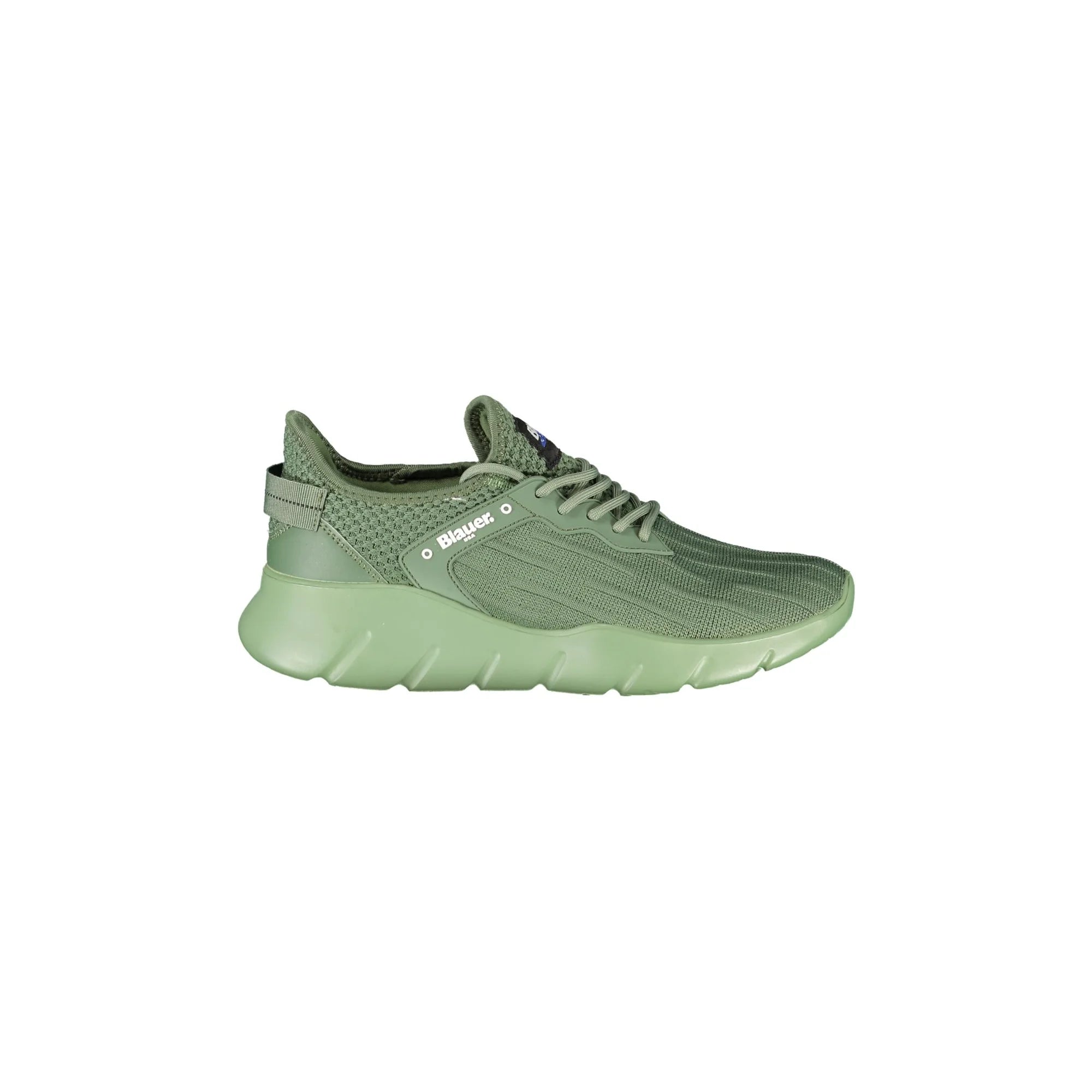 BLAUER Sneakers Uomo Verdi con Lacci e Dettagli a Contrasto Verde - foto prodotto