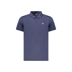 Lotto Polo Maniche Corte Uomo Blu Stampa Logo