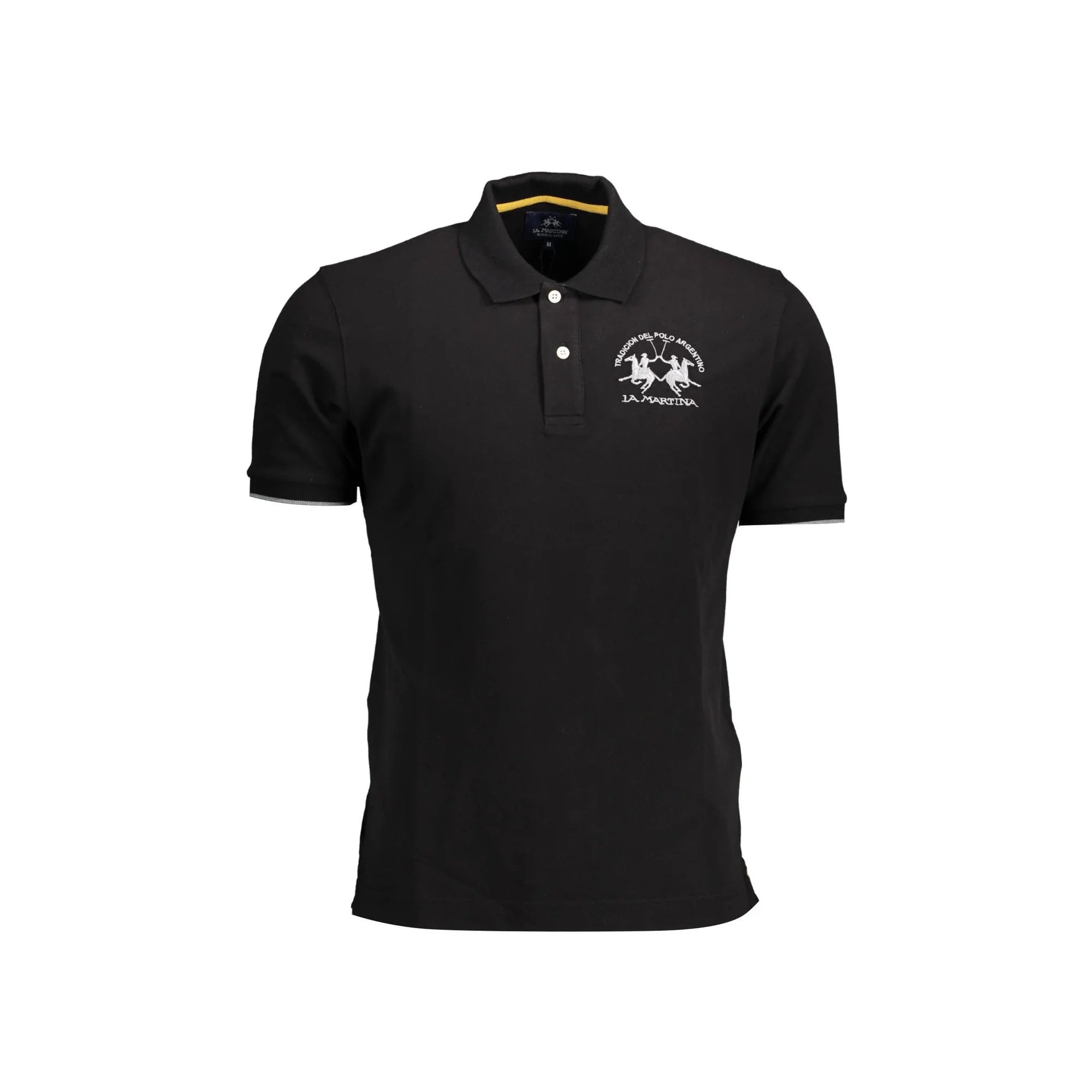 LA MARTINA POLO MANICHE CORTE UOMO NERO