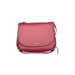 Coccinelle Sac à Bandoulière en Cuir Femme Violet Imprimé Logo