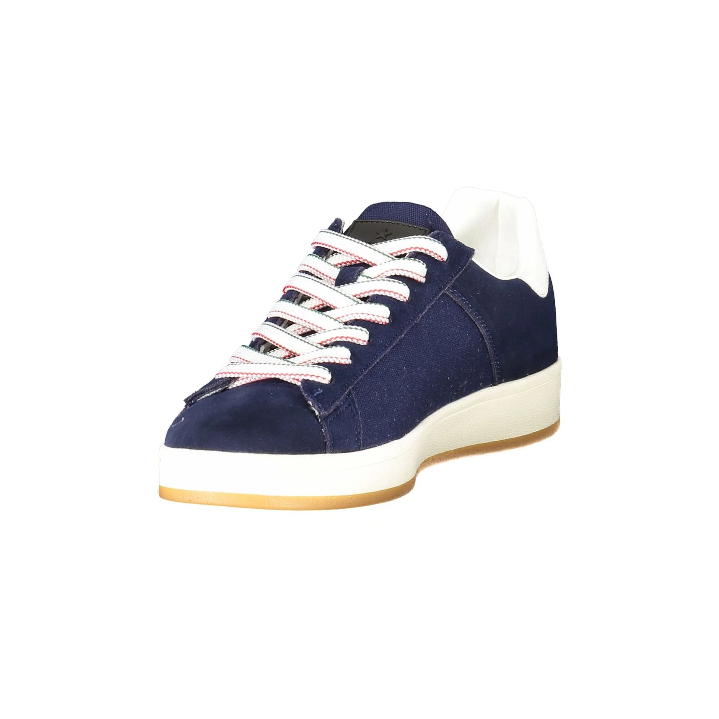 ESERCITO 1659 Scarpe Sneakers Uomo Blu con Dettagli a Contrasto - vista 3