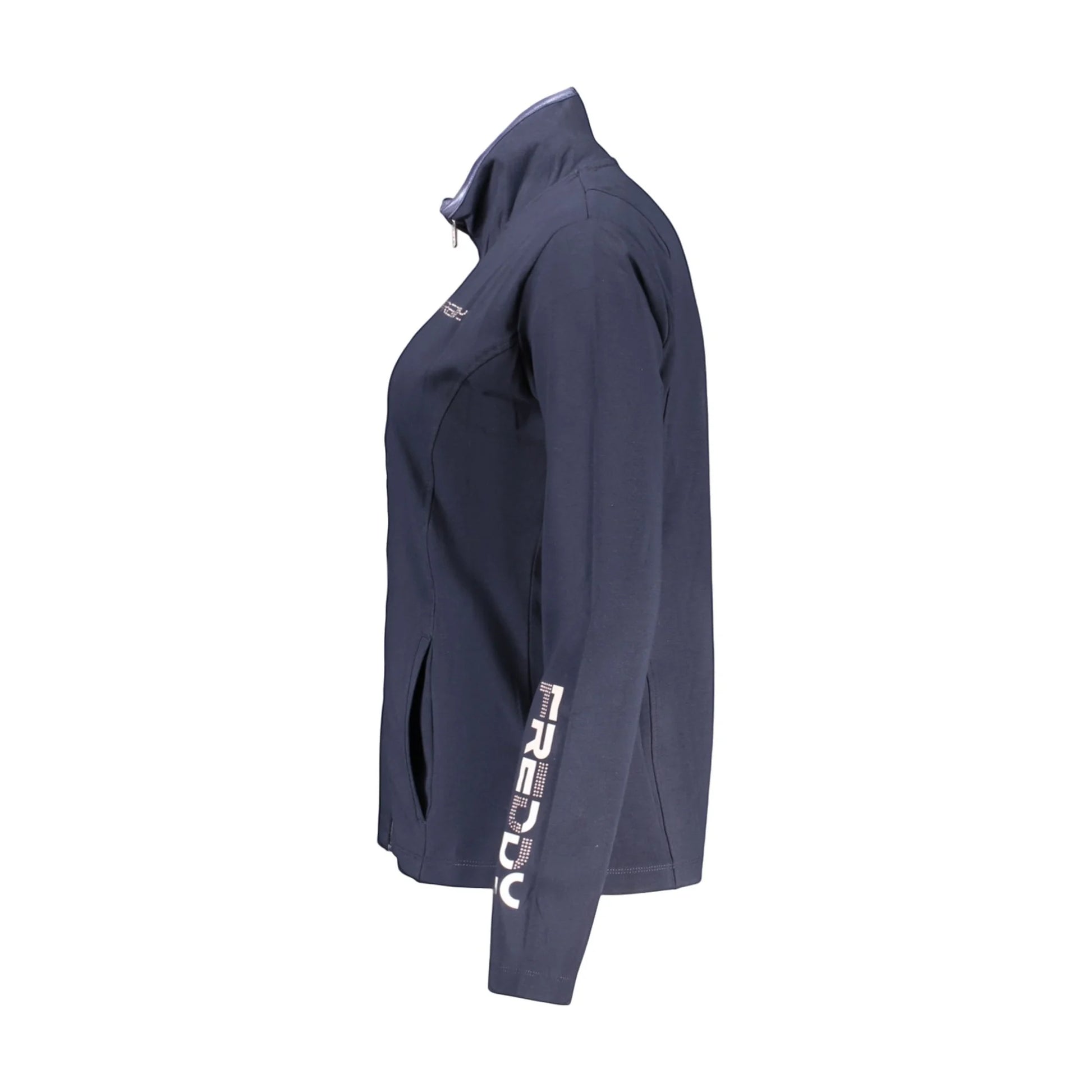 FREDDY FELPA CON ZIP DONNA BLU