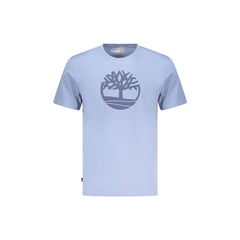 Timberland T-Shirt Μανίκια Κοντά Ανδρικό Μπλε Εκτύπωση Λογότυπο