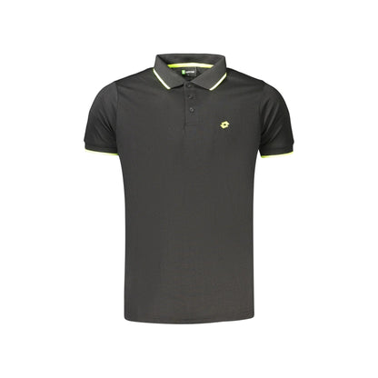 LOTTO POLO MANICHE CORTE UOMO NERO