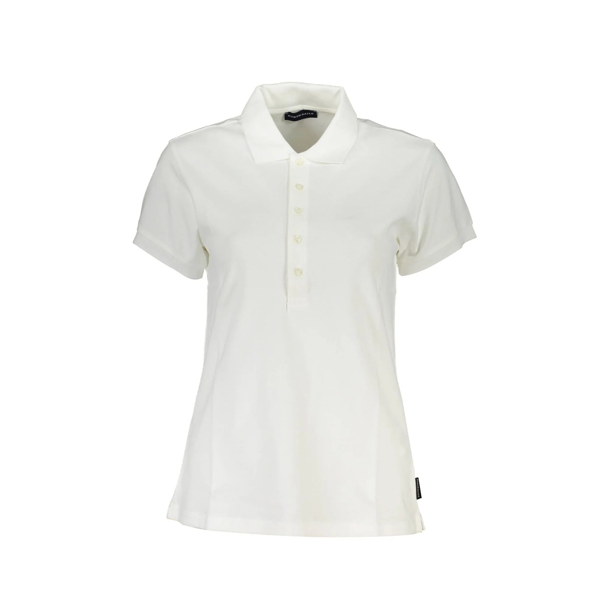 NORTH SAILS POLO MANICHE CORTE DONNA BIANCO