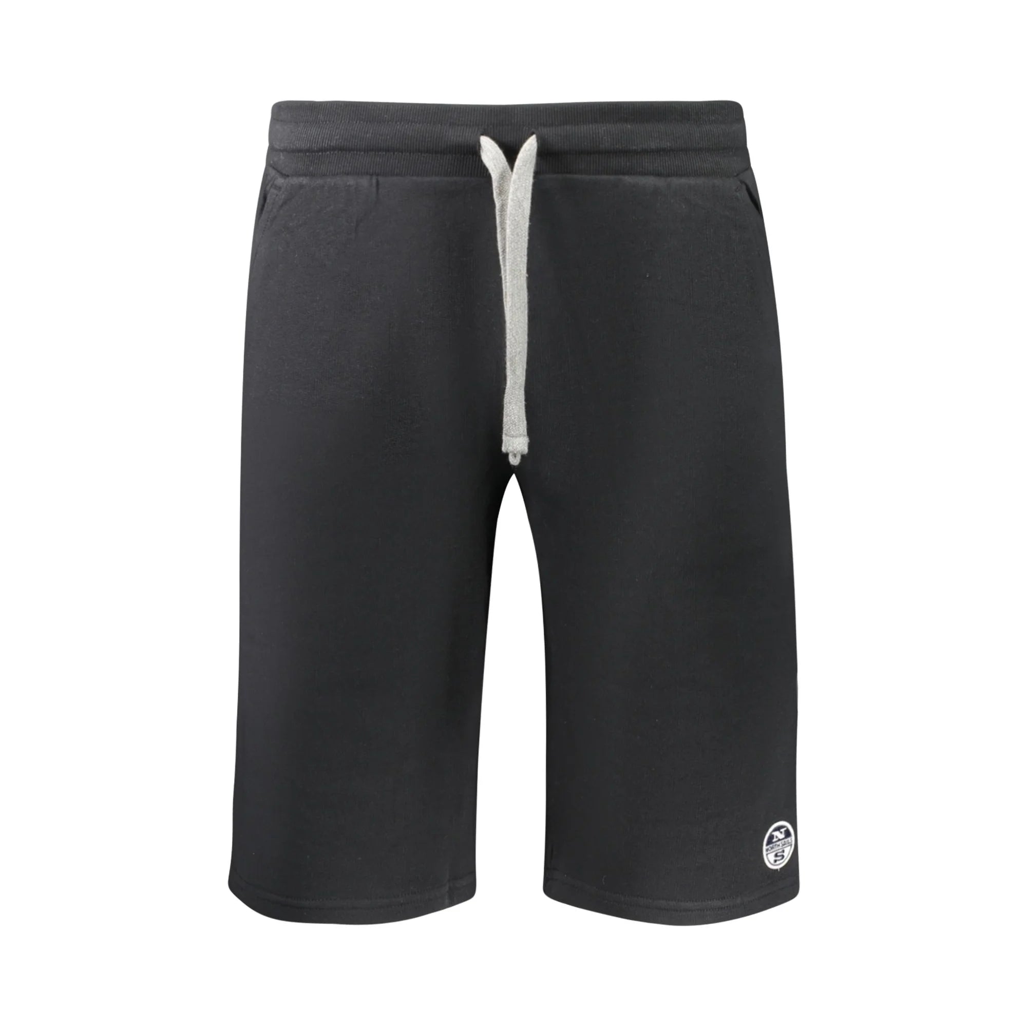 North Sails Pantaloni Tuta Corto Uomo Nero Logo - foto prodotto