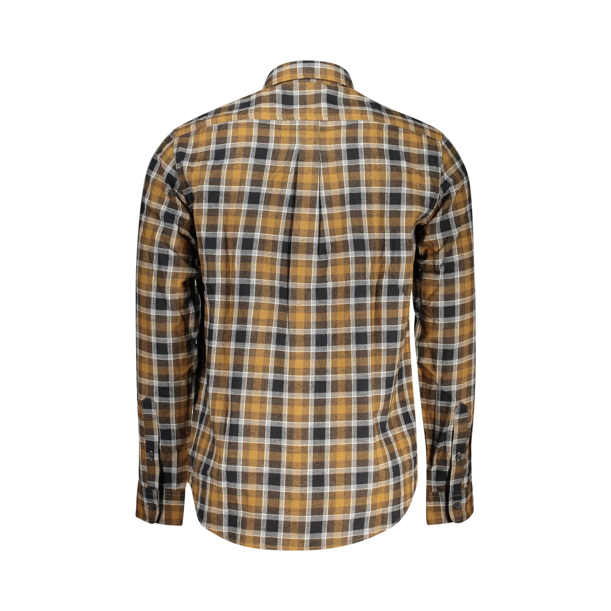Timberland Camicia Maniche Lunghe Uomo Marrone Ricamo Camicie - vista 2