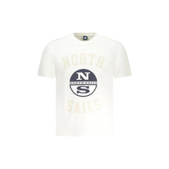 North Sails T-Shirt Maniche Corte Uomo Bianca Stampa Logo