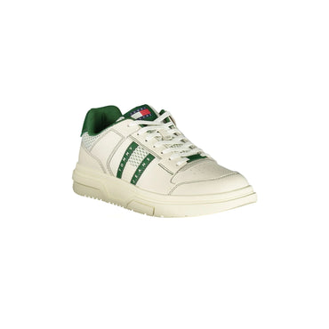 TOMMY HILFIGER Scarpe Sneakers Uomo Verdi con Ricami e Plantare Removibile - vista 2