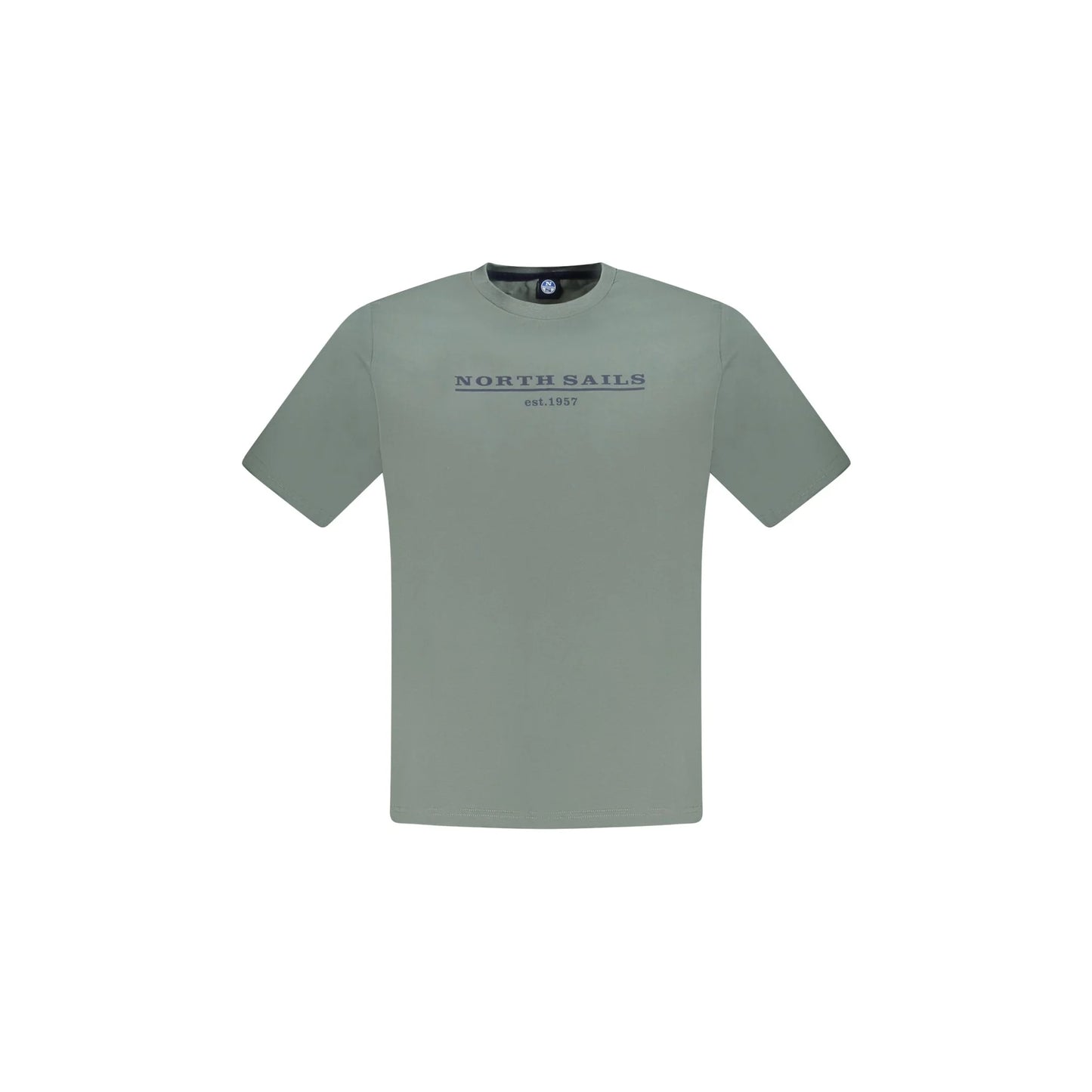 North Sails T-Shirt Maniche Corte Uomo Verde Stampa Logo - foto prodotto