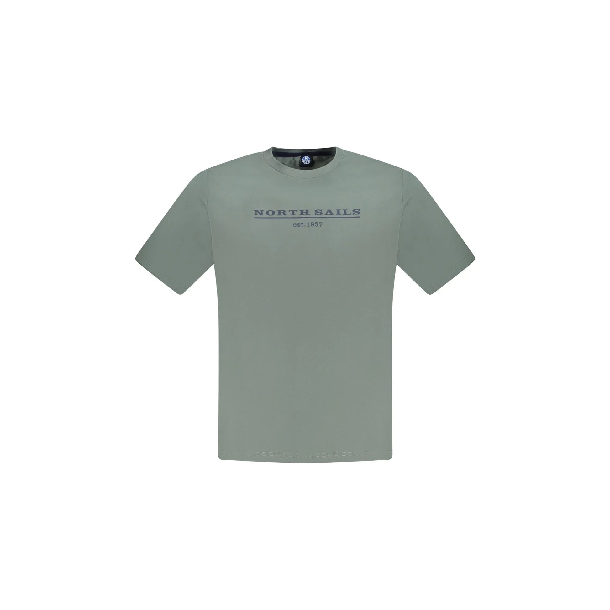 North Sails T-Shirt Maniche Corte Uomo Verde Stampa Logo - foto prodotto