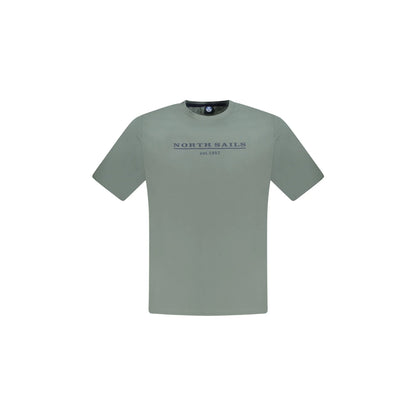 North Sails T-Shirt Maniche Corte Uomo Verde Stampa Logo - foto prodotto