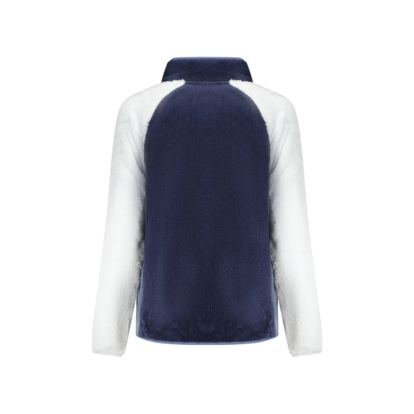 Norway 1963 Felpa Donna Blu con Zip Felpata Ricamo Logo Felpe - vista 2