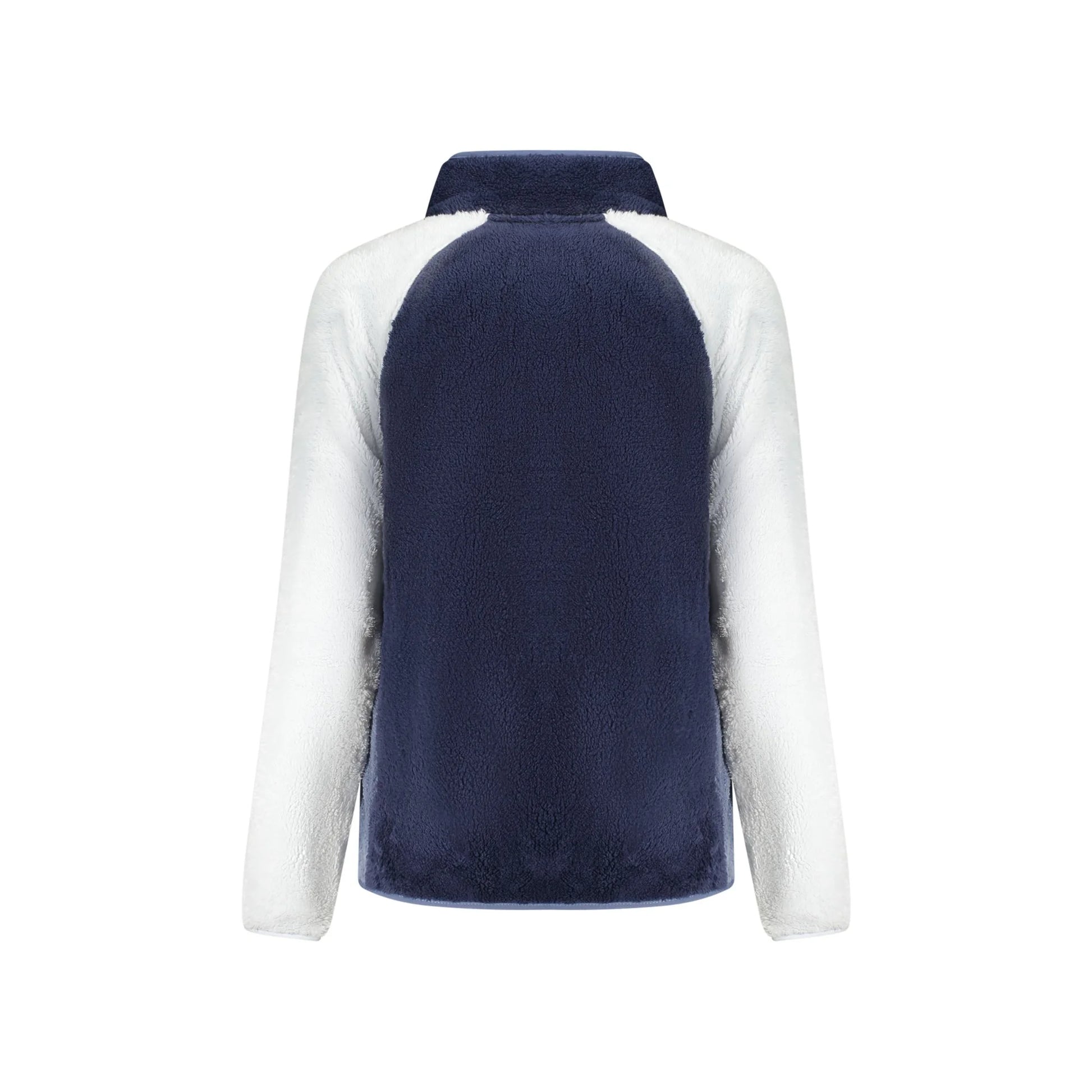 Norway 1963 Felpa Donna Blu con Zip Felpata Ricamo Logo Felpe - vista 2