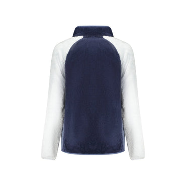 Norway 1963 Felpa Donna Blu con Zip Felpata Ricamo Logo Felpe - vista 2