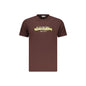ICEBERG T-SHIRT MANICHE CORTE UOMO MARRONE