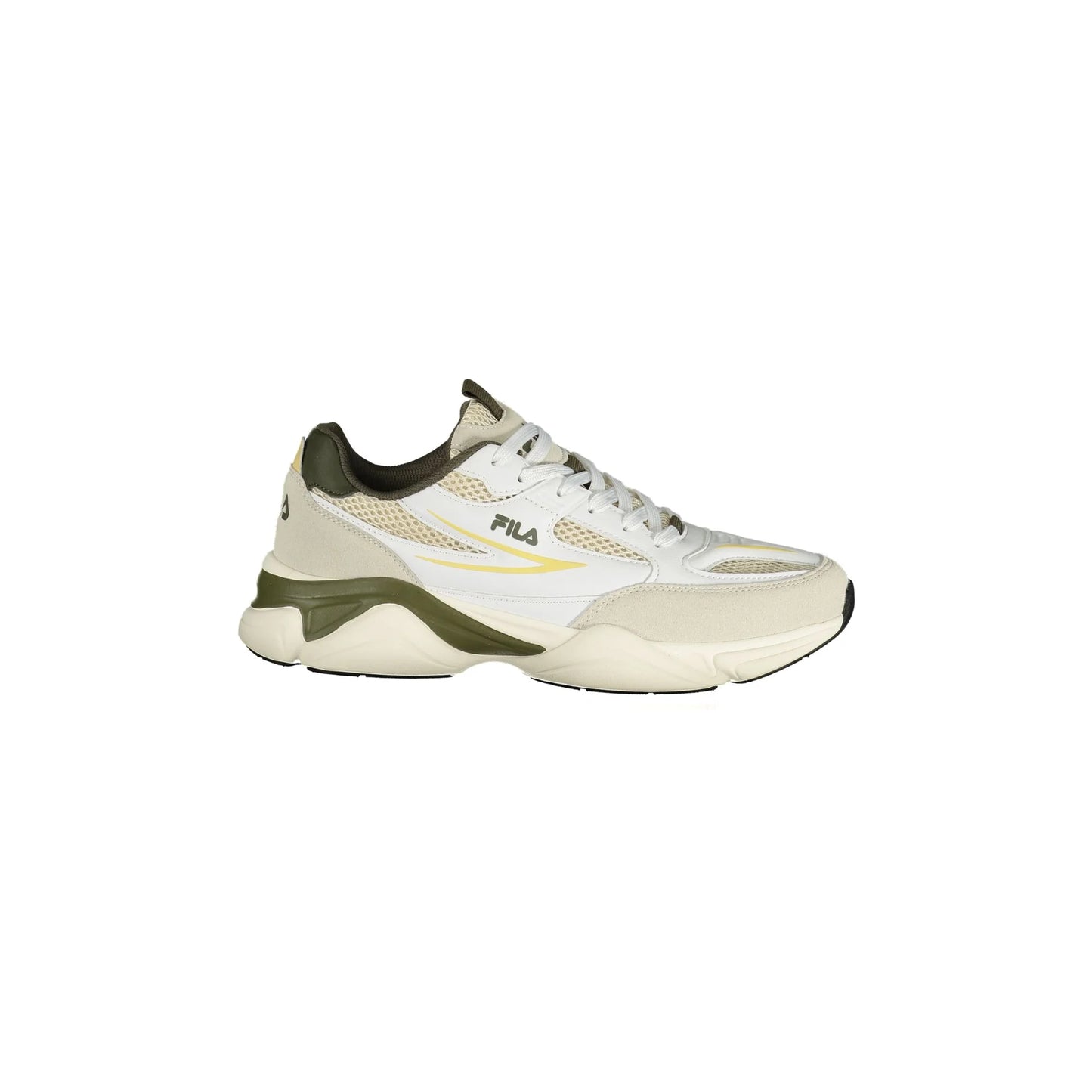 Fila Sneakers Uomo Bianche Stampa Logo Bianco - foto prodotto