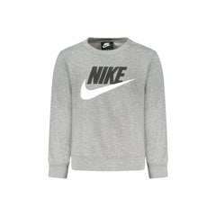 Nike Φούτερ Μακρυμάνικο Unisex Γκρι Εκτύπωση Λογότυπο