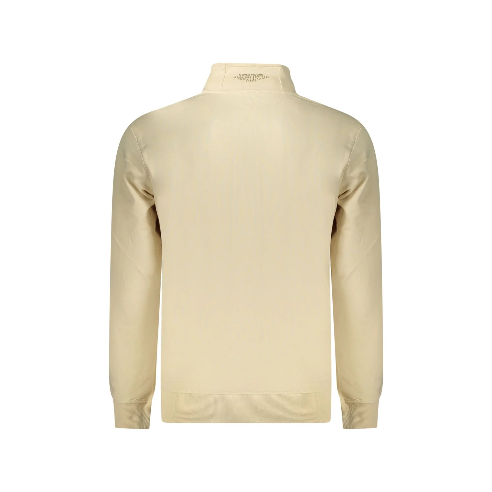 COVERI MOVING FELPA CON ZIP UOMO BEIGE