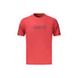 Napapijri T-Shirt Maniche Corte Uomo Rossa Stampa Logo Rosso - foto prodotto