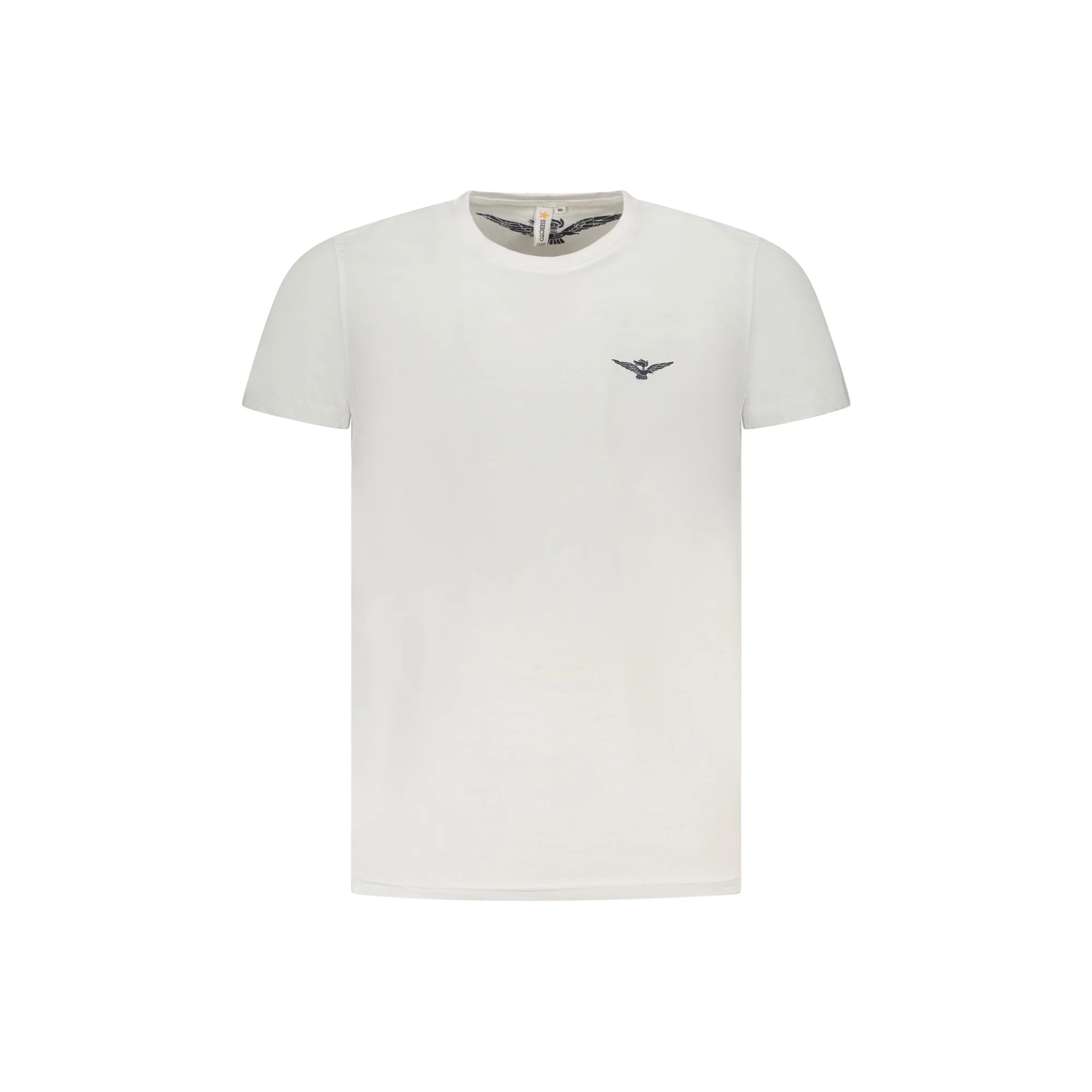 Accademia Militare T-Shirt Maniche Corte Uomo Bianca Stampa Logo Bianco - foto prodotto