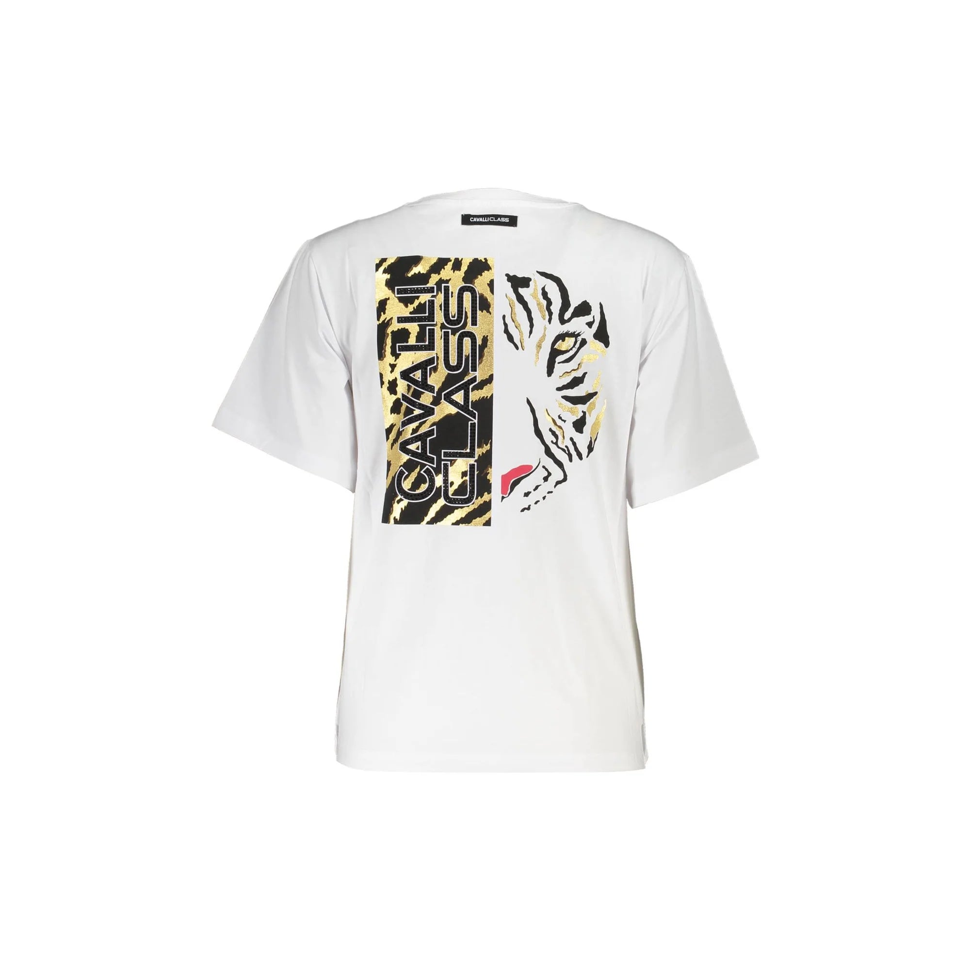CAVALLI CLASS T-SHIRT MANICHE CORTE DONNA BIANCO
