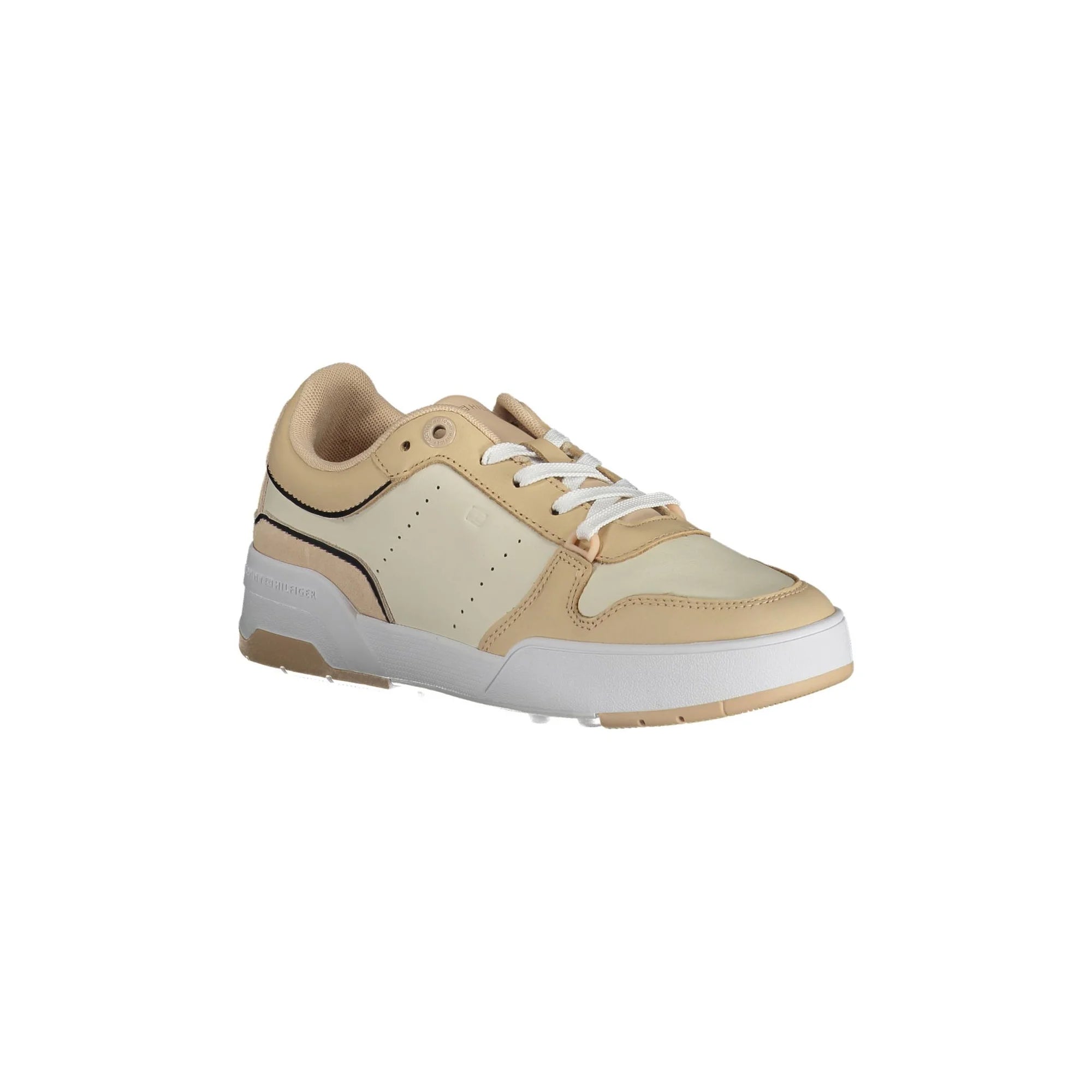 TOMMY HILFIGER Scarpe Sneakers Donna Neutro con Lacci e Logo - vista 2