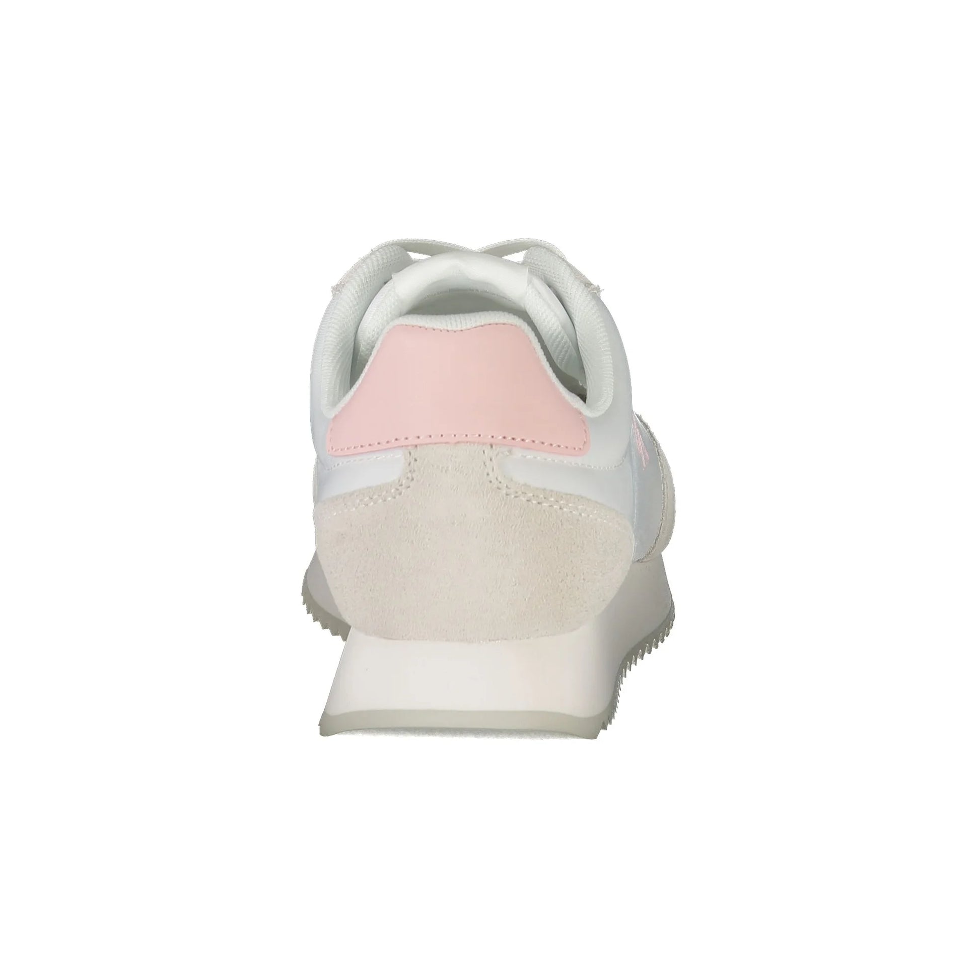 CALVIN KLEIN Scarpe Sneakers Donna Bianche con Dettagli Rosa e Logo bianco - vista 3